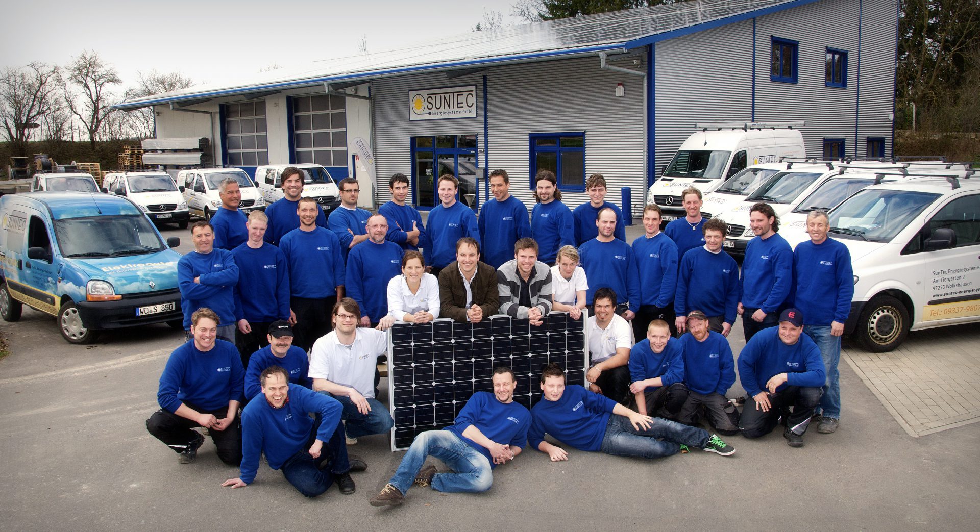 Das Team von SUNTEC Energiesysteme in Würzburg